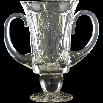 crystal glass trophies