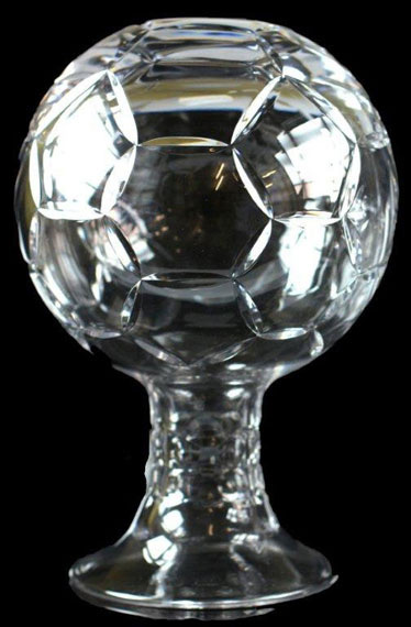 crystal glass trophies