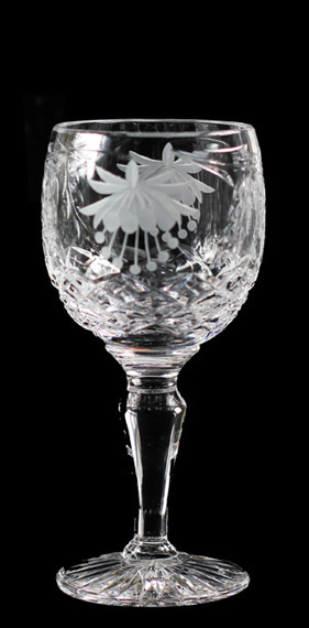 crystal wine glasses
