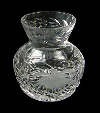 Crystal glass vases